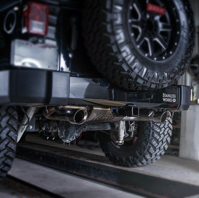 Stainless Works® (12-18) JK Wrangler 304SS 2.5" Cat-Back System