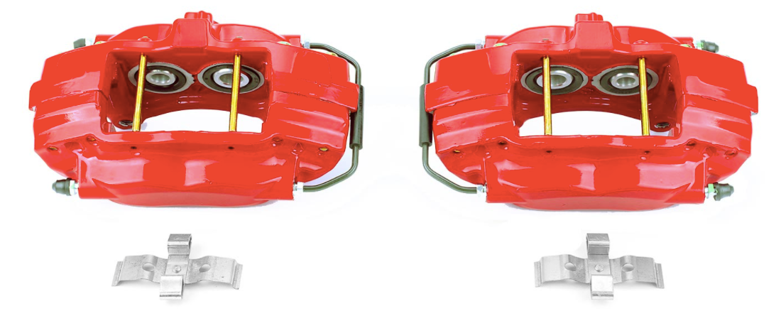Power Stop® (05-23) Mopar SRT Powder Coated Rear Brake Calipers (4/6-Piston Front Calipers)