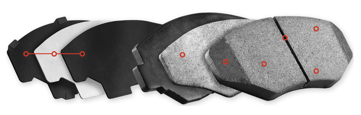 R1 Concepts® (11-23) Mopar SRT Semi-Metallic Series Brake Pads