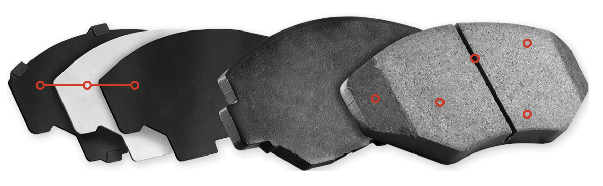 R1 Concepts® (16-24) Camaro SS Optimum OEp Series Front Brake Pads (BREMBO 6-PISTON FRONT CALIPERS)