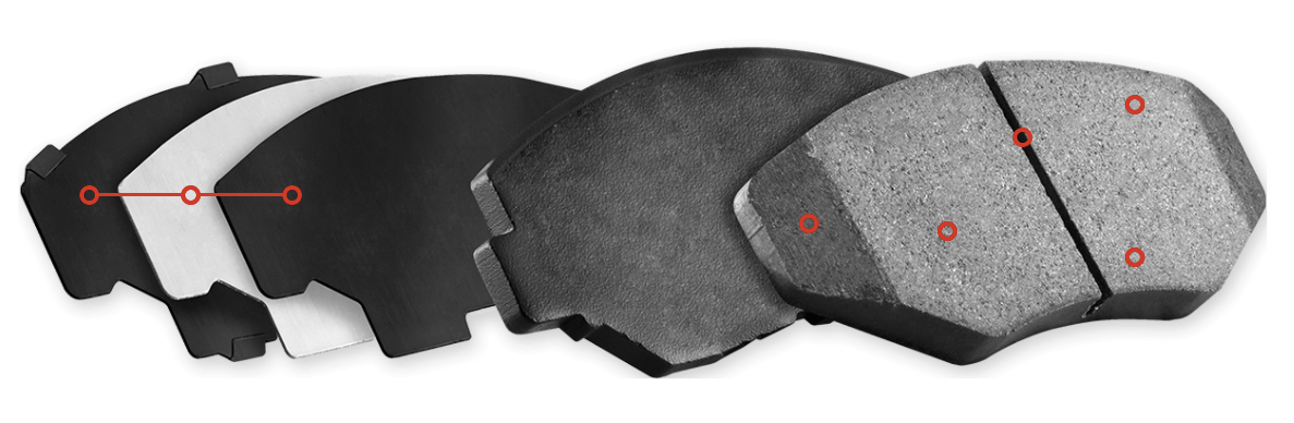 R1 Concepts® (16-24) Camaro SS Performance Sport Series Front Brake Pads (BREMBO 6-PISTON FRONT CALIPERS)