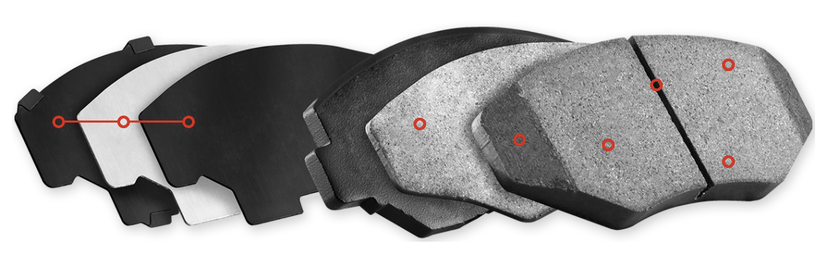 R1 Concepts® (16-23) Camaro LT Ceramic Series Brake Pads