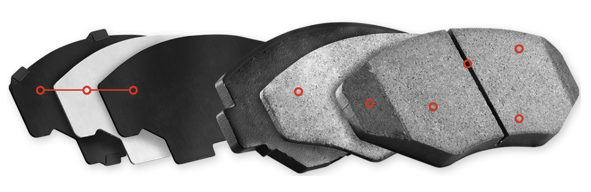 R1 Concepts® (11-23) Mopar 3.6L/5.7L Semi-Metallic Series Brake Pads