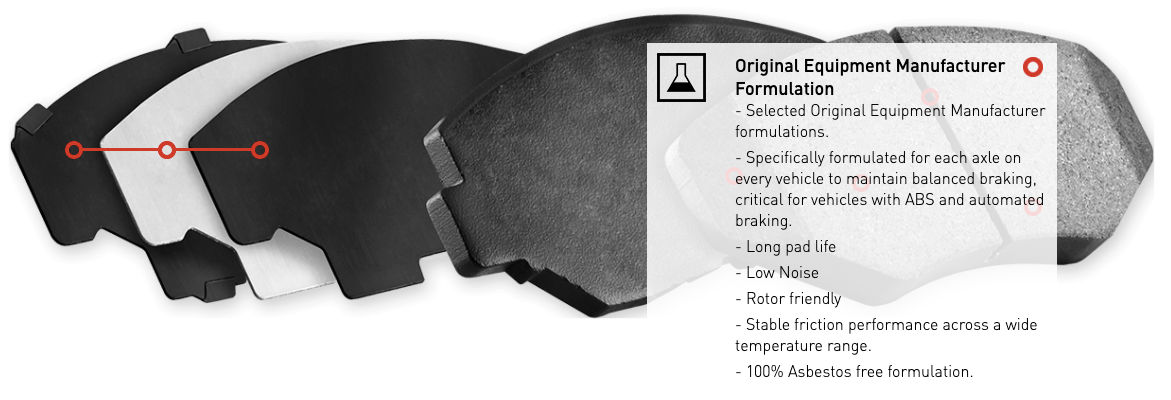R1 Concepts® (17-19) Corvette Grand Sport Optimum OEp Series Brake Pads (CARBON CERAMIC ROTORS)