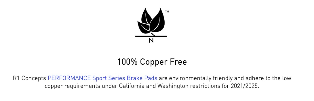 R1 Concepts® (12-23) WK2 SRT Performance Sport Series Front Brake Pads