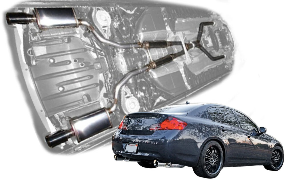 Stillen® (07-08) Infiniti G35 Sedan 304SS 3" Cat-Back Exhaust System