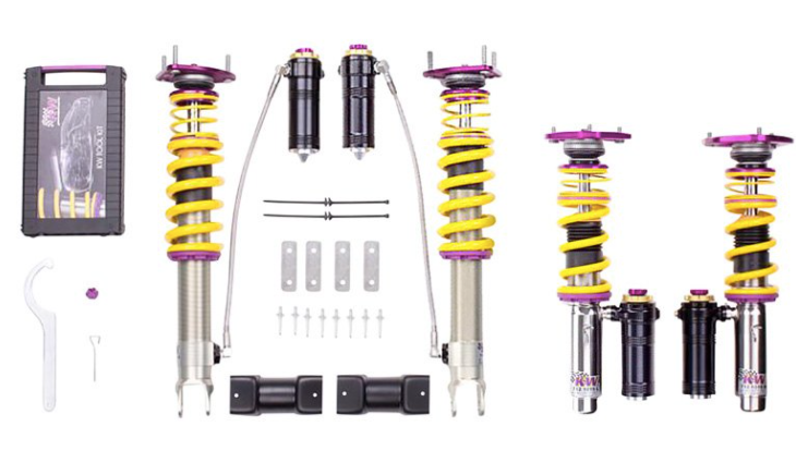 KW® (15-23) SRT Hellcat 0.2" x 1.0" - 0.4" x 1.2" Variant 4 'Inox Line' Coilover Kit