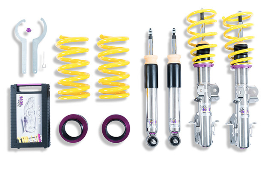 KW® (18-23) Mustang 0.8" x 1.6" - 0.6" x 1.4" Variant 3 'Inox Line' Coilover Kit