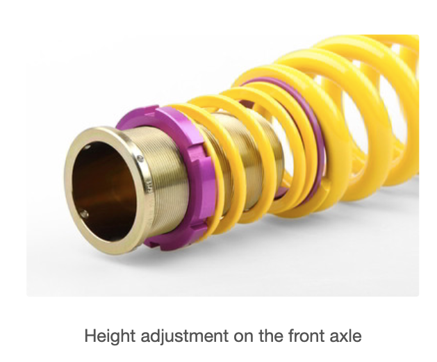 KW® (09-22) GT-R 0.0" x 0.8" - 0.2" x 1.0" Height Adjustable Coil Spring Kit