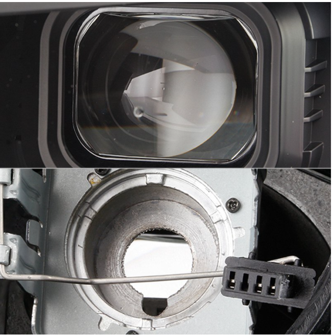 Spyder® (16-18) Camaro 6th Gen Black LED DRL Bar Projector Headlights with Sequential Turn Signal