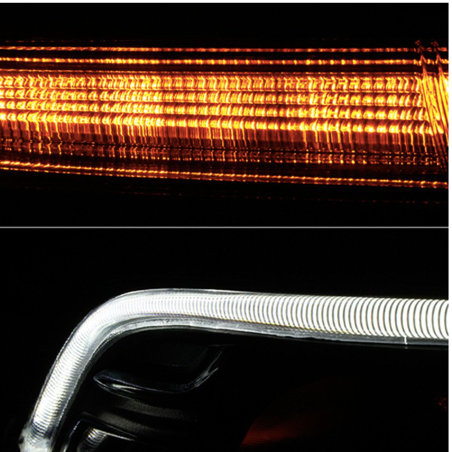 Spyder® (15-23) Dodge Charger Black Factory Style LED DRL Bar Projector Headlight