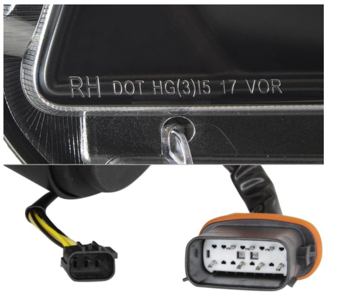 Spyder® (11-14) Mustang Black Sequential LED DRL Bar Projector Headlights (HID/Xenon)