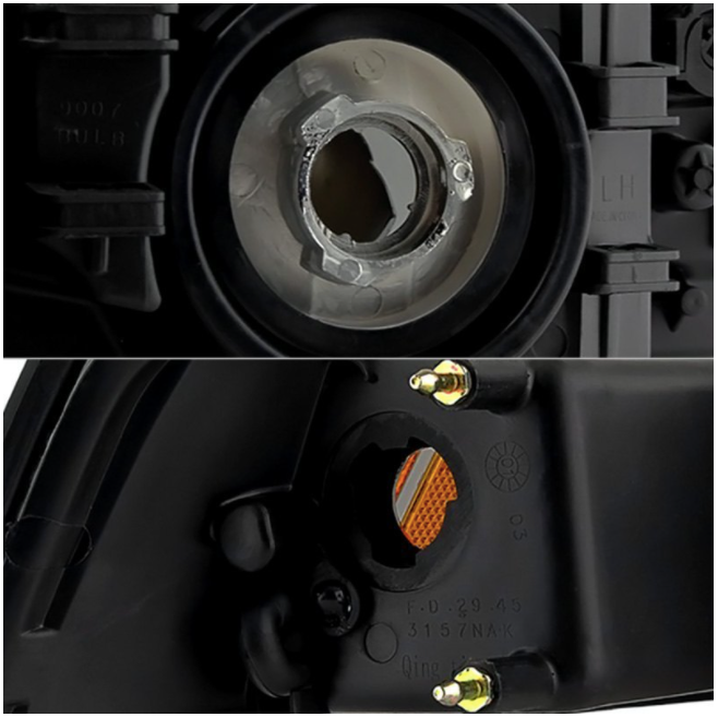 Spyder® (96-04) Mustang Black/Smoke Factory Style Headlights