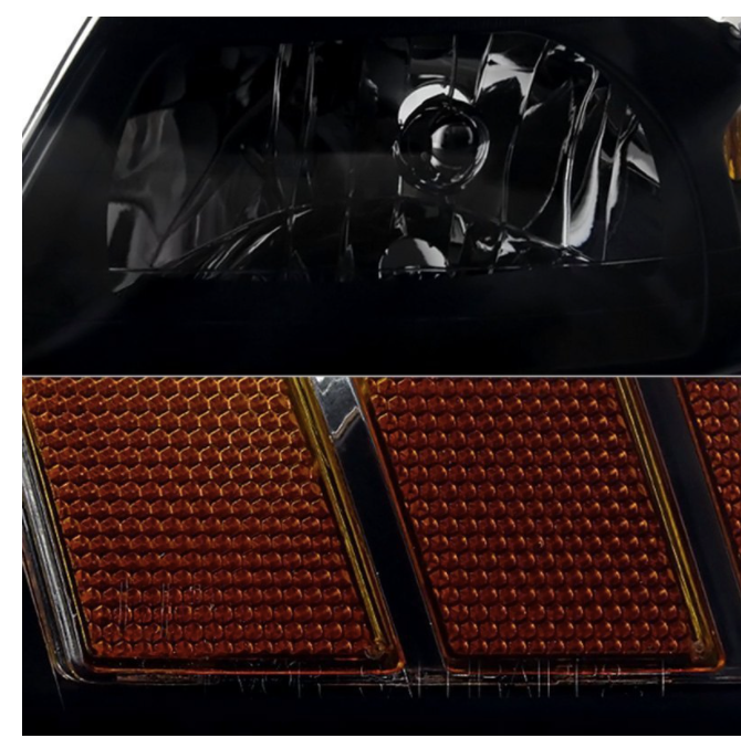 Spyder® (96-04) Mustang Black/Smoke Factory Style Headlights