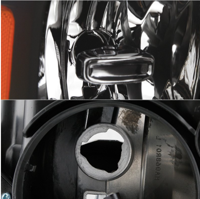 Spyder® (19-23) RAM 1500 5th Gen Black Factory Style Headlight
