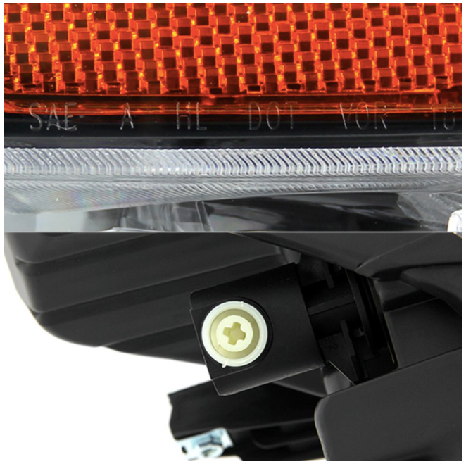 Spyder® (15-23) Mustang S550 Black Factory Style Projector LED Headlight