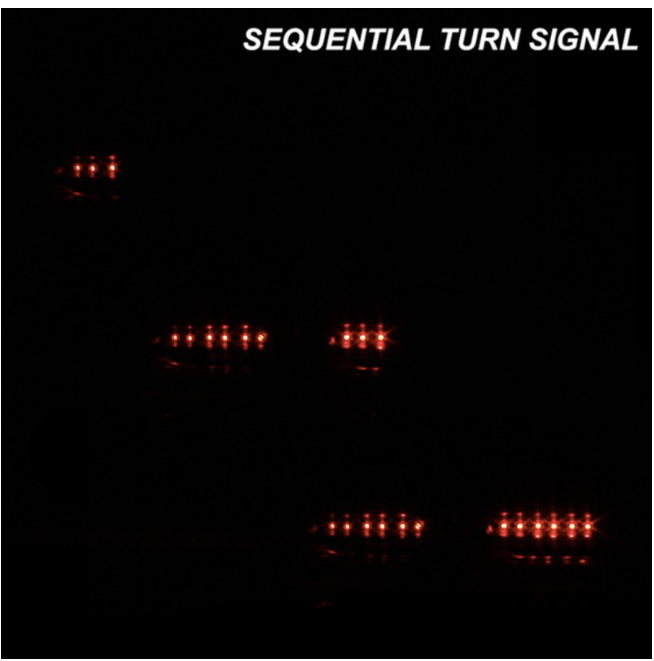 Spyder® (16-24) Camaro 6th Gen Black Sequential Fiber Optic LED Tail Lights