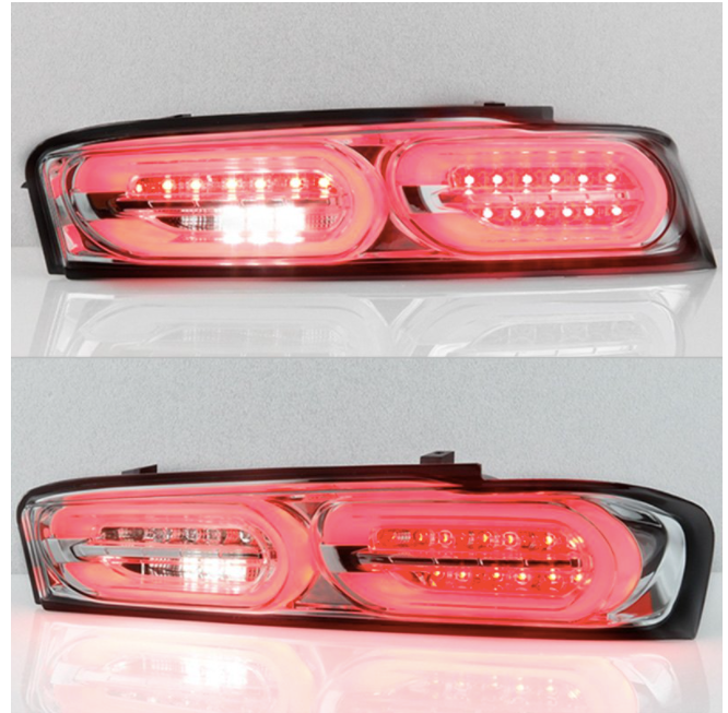 Spyder® (16-24) Camaro 6th Gen Chrome Sequential Fiber Optic LED Tail Lights