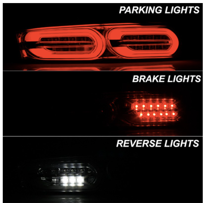 Spyder® (16-24) Camaro 6th Gen Chrome Sequential Fiber Optic LED Tail Lights