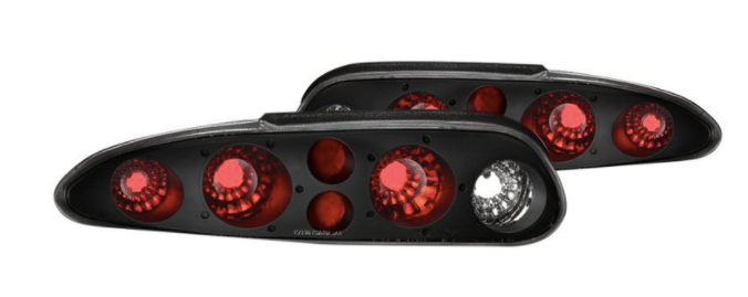 Spyder® (98-02) Chevy Camaro Black/Red Euro Tail Lights