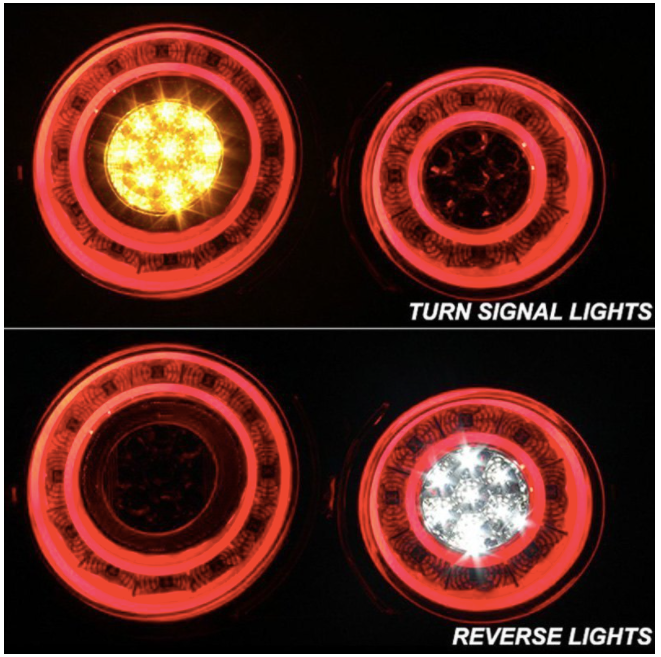 Spyder® (07-22) Nissan GT-R Chrome/Red LED Tail Lights