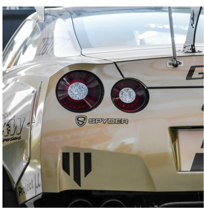 Spyder® (07-22) Nissan GT-R Chrome/Red LED Tail Lights