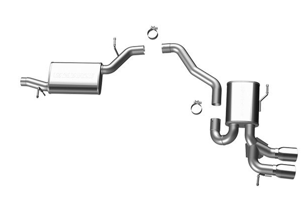 Magnaflow® (06-09) Audi A3 Quattro Touring Series™ 409SS Cat-Back Exhaust System with Dual Rear Exit