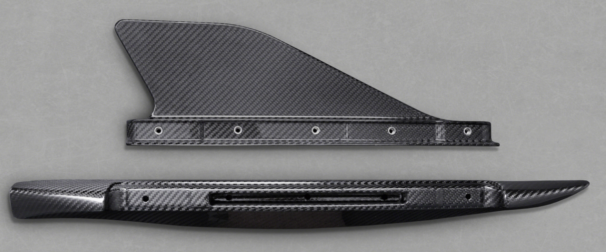Capristo® (15-23) Audi R8 Carbon Fiber Side Fins