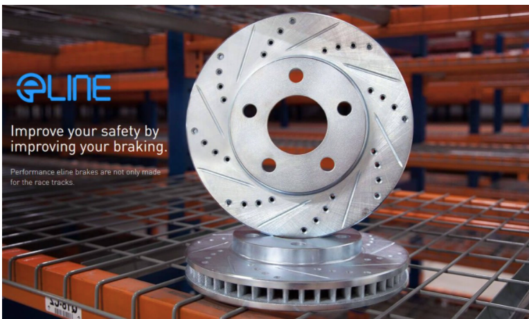 R1 Concepts® (14-21) Subaru WRX eLINE Series Drilled and Slotted Front Brake Kit with OPTIMUM OEp Pads