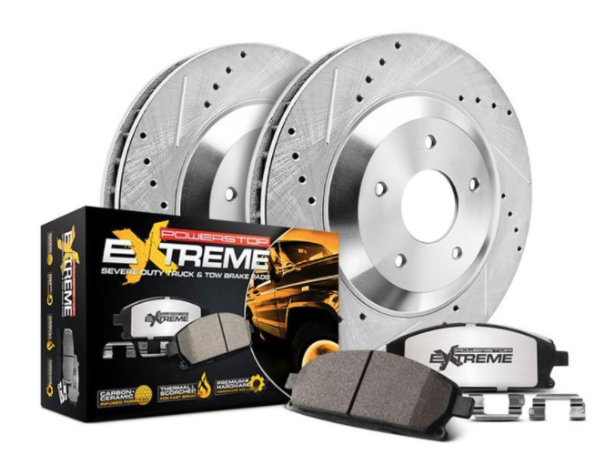 Power Stop® (19-25) GM SUV/Truck Extreme Z36 Truck/Tow Drilled/Slotted Brake Kit