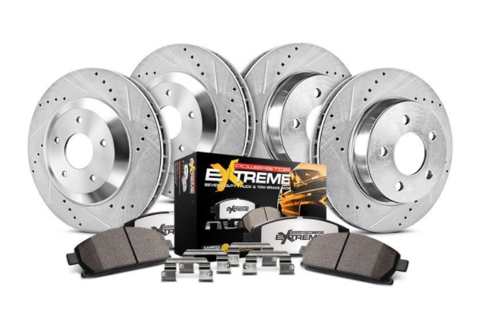Power Stop® (19-25) GM SUV/Truck Extreme Z36 Truck/Tow Drilled/Slotted Brake Kit