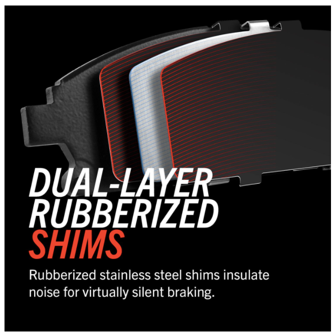 Power Stop® (20-24) Corvette Stingray Z23 Evolution Sport Carbon-Fiber Ceramic Front Brake Pads
