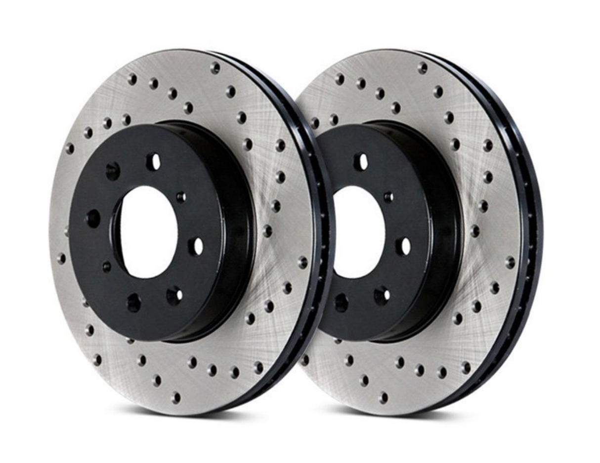 Stoptech® (09-24) CTS-V/Camaro ZL1 Sport Drilled Rear Vented Brake Rotor (6-Piston Brembo Calipers)