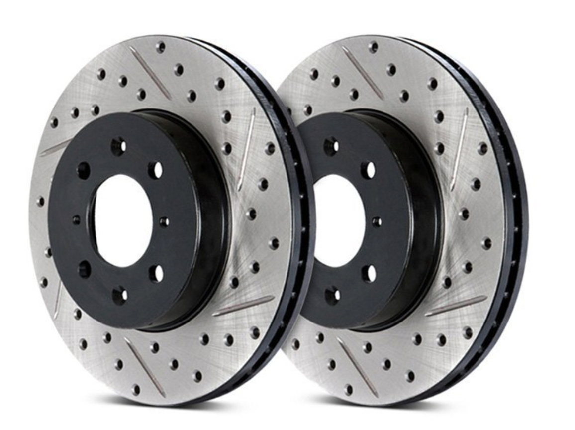 Stoptech® (13-20) Audi S3/RS3 Sport Drilled & Slotted Brake Rotor