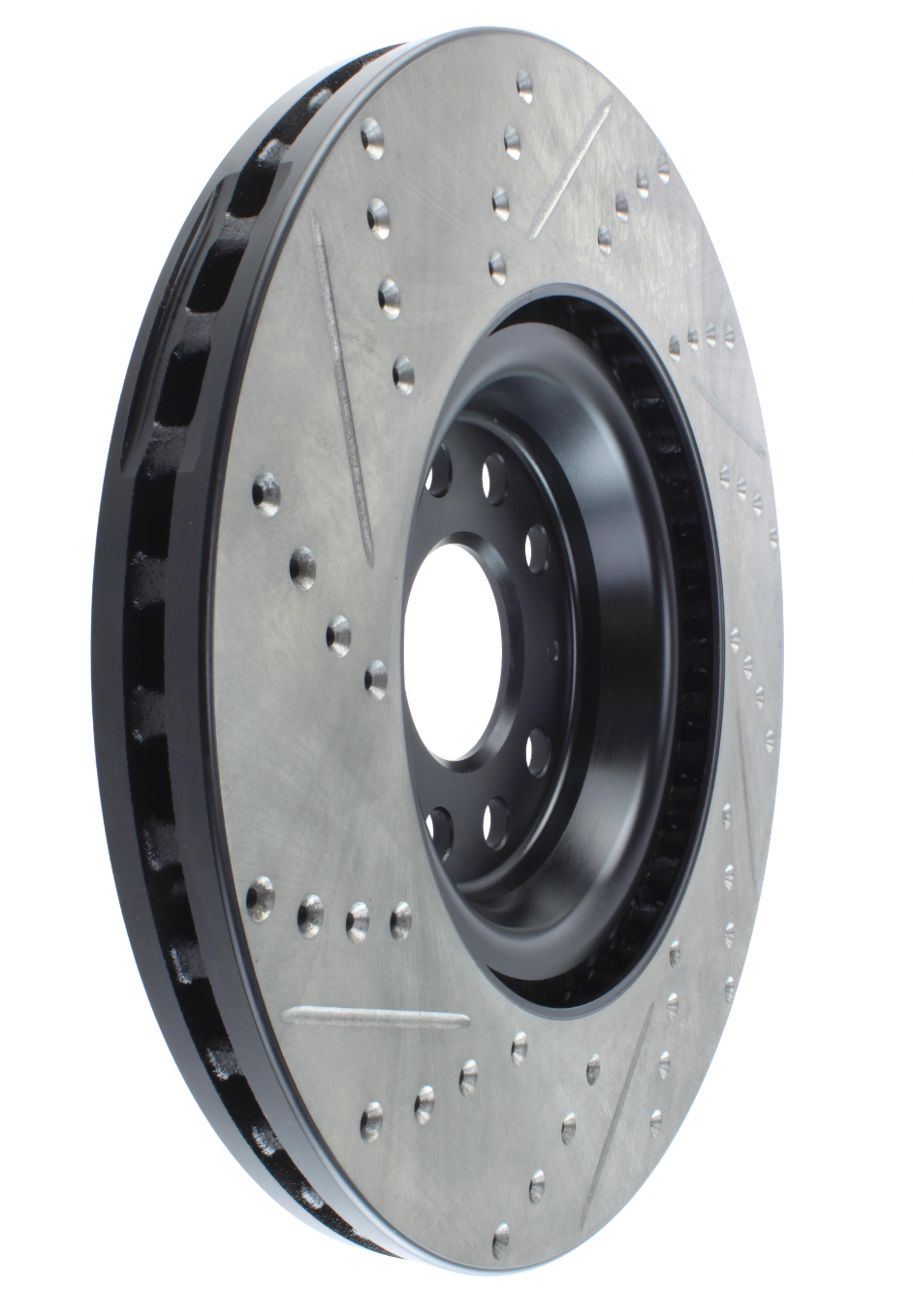 Stoptech® (13-20) Audi S3/RS3 Sport Drilled & Slotted Brake Rotor