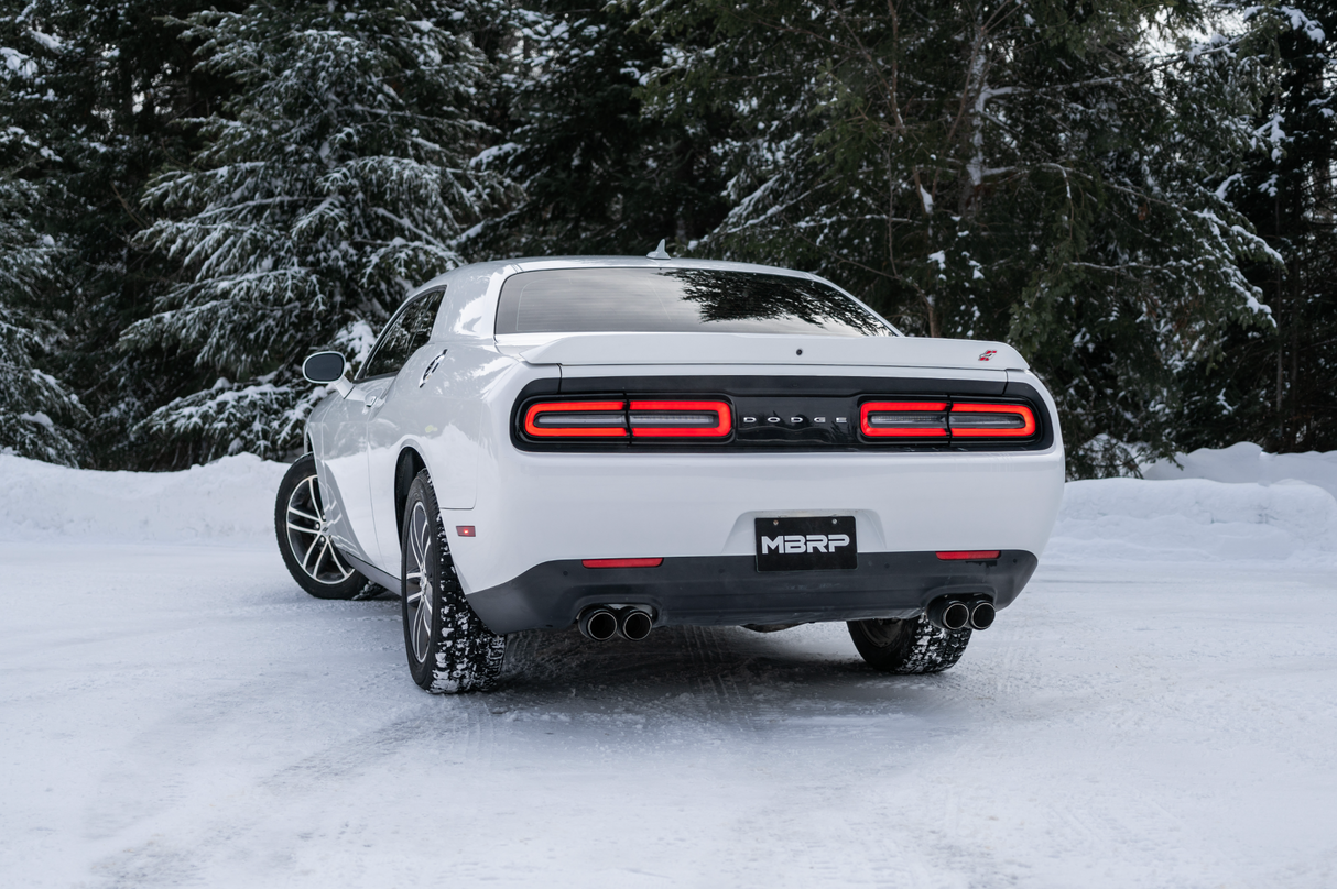 MBRP® (15-23) Challenger V6 Armor Lite Aluminum 2.5" Cat-Back Exhaust with Street Profile