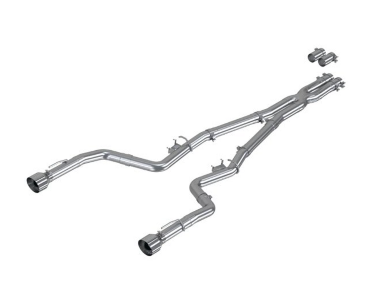 MBRP® (17-23) Charger V8 Armor Lite Aluminum 3" Cat-Back Exhaust with Race Profile