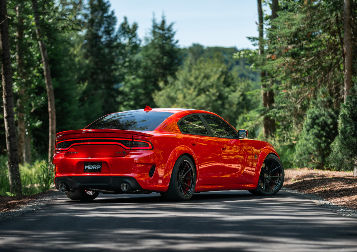 MBRP® (17-23) Charger V8 Armor Lite Aluminum 3" Cat-Back Exhaust with Race Profile