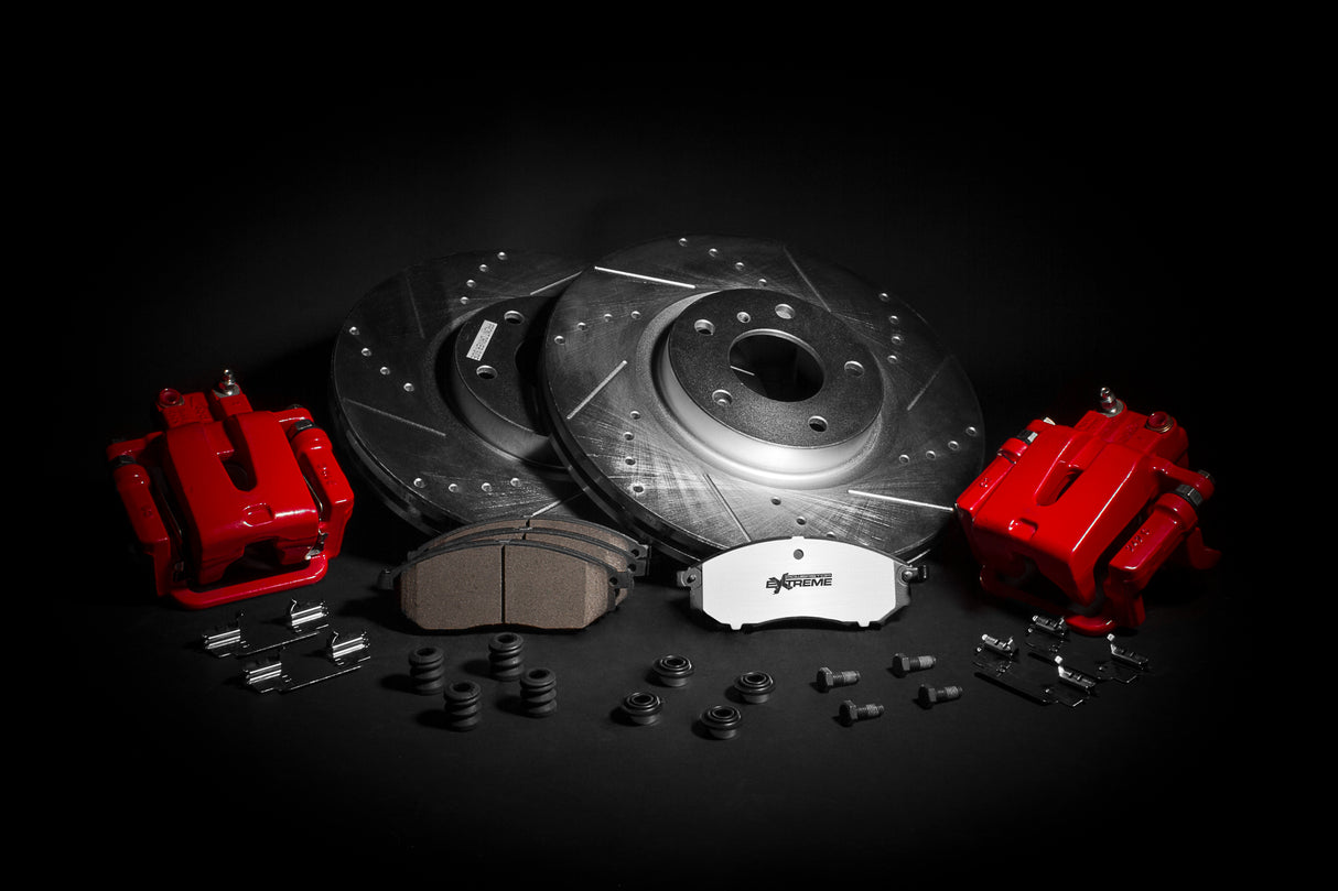 Power Stop® KC8253-26 - Z26 Street Warrior Brake Kit w/ Calipers