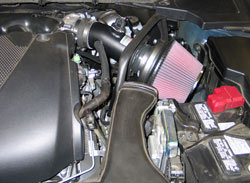 K & N® 69-7002TTK - 69 Series Typhoon® Cold Air Intake w/ Red Filter