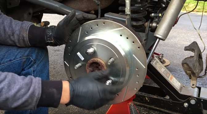 JEEP WRANGLER JK POWER STOP Z36 TRUCK BRAKE KIT INSTALL