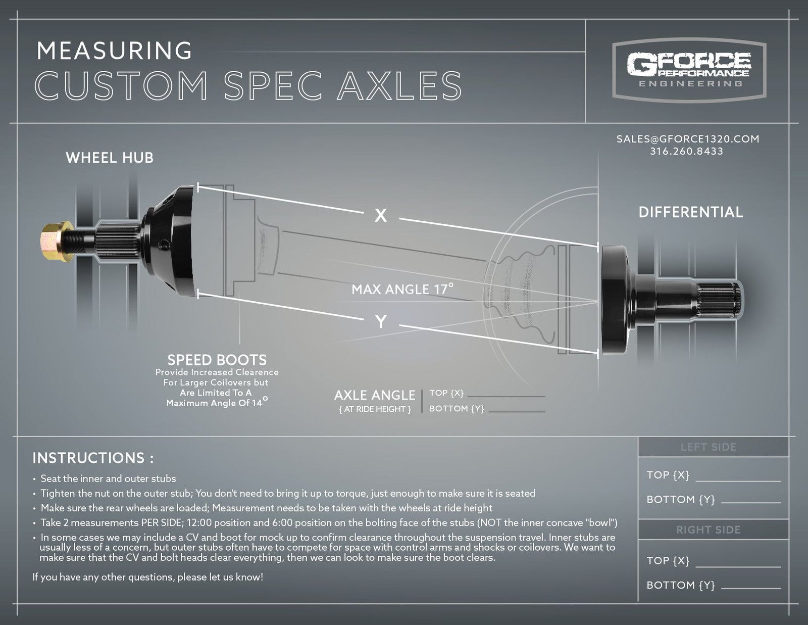 How Do I Measure for Custom Spec CV Axles?