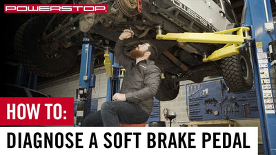 HOW TO DIAGNOSE A SPONGY OR SOFT BRAKE PEDAL
