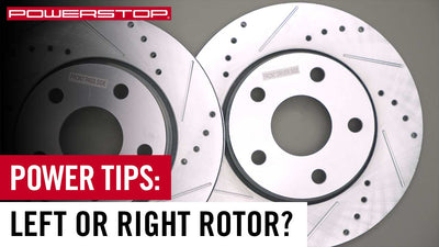 HOW TO TELL THE DIFFERENCE BETWEEN LEFT/RIGHT DRILLED/SLOTTED ROTORS