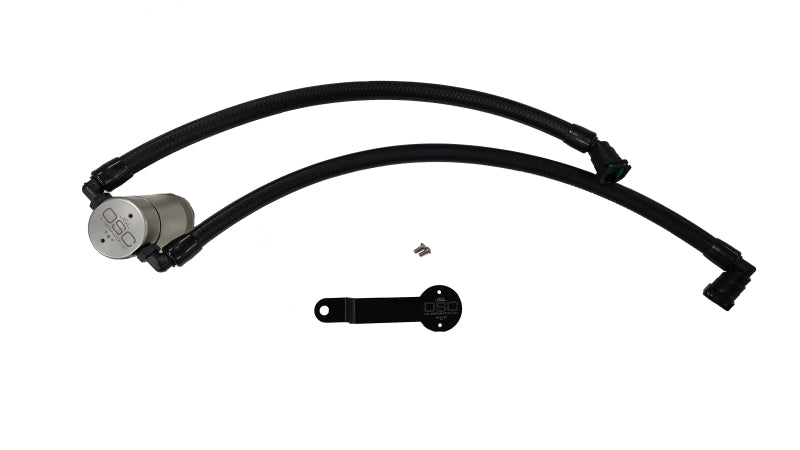J&L 19-25 Ram 1500 3.6L Oil Separator 3.0 PCV Side -Clear Anodized