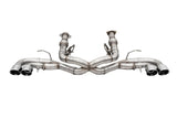 Corsa 2020-25 Corvette C8 3in Xtreme Cat-Back Exhaust 4.5in Pol Quad Tips - Deletes stock AFM Valve