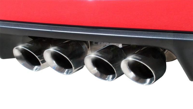 Corsa 09-13 Chevrolet Corvette (C6) 2.5in Xtreme Cat-Back Exhaust - 3.5in Twin Tips