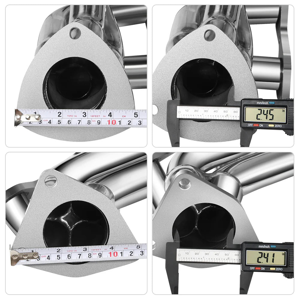 (00-06) GM SUV/Truck 4.8L/5.3L 304SS Short Tube Exhaust Headers