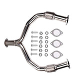 08-16 Nissan 370Z/Infiniti G37 VQ37VHR 2.5" Catless Exhaust Y-Pipe
