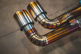 Valvetronic Designs® Ferrari F430 Spider Valved Sport Cat-Back Exhaust with 4" OD Tips